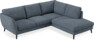 Madison - 2-sits soffa med divan höger - Vit