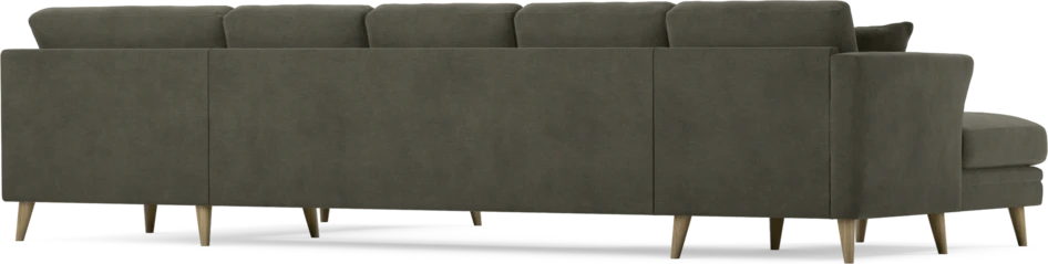 Eden - 3-sits soffa med schäslong vänster och divan höger - Grå