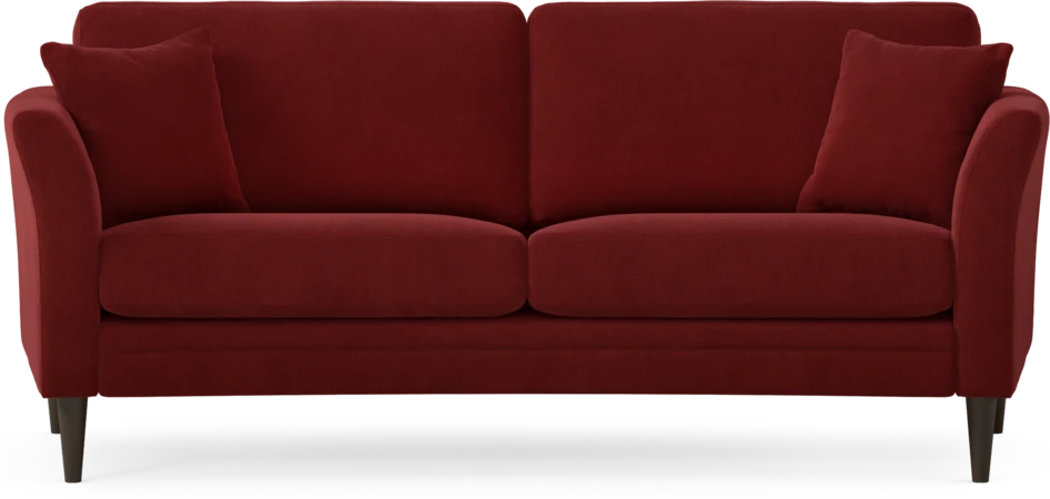 Eden - 2,5-sits soffa svängd - Röd