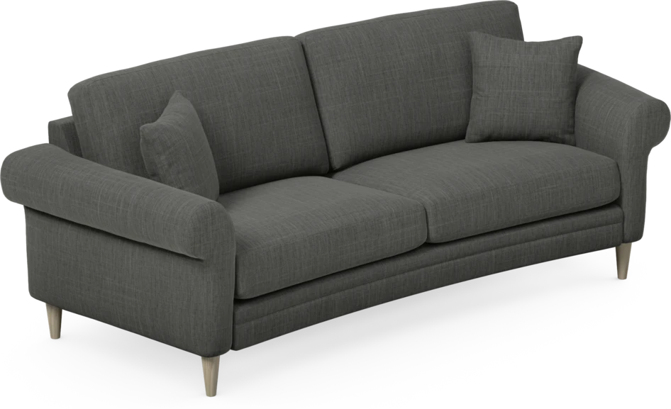 Eden - 2,5-sits soffa svängd - Grå