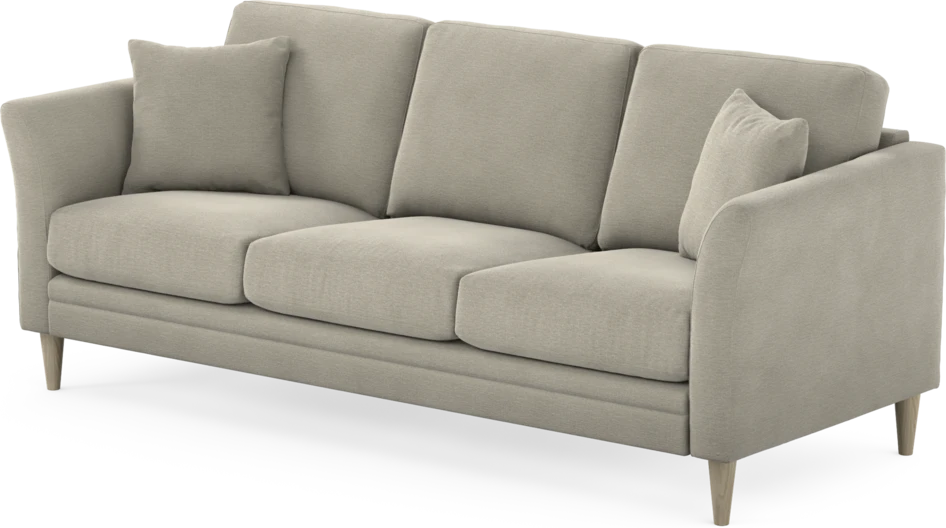Eden - 3-sits soffa - Brun