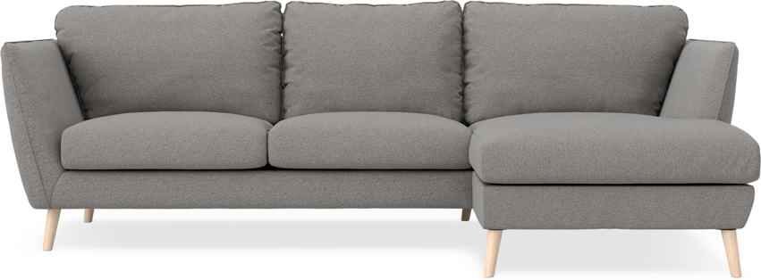 Madison - 2-sits soffa med schäslong höger - Grå