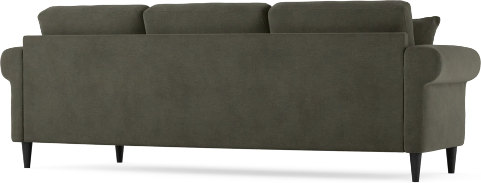 Eden - 3-sits soffa svängd - Grå