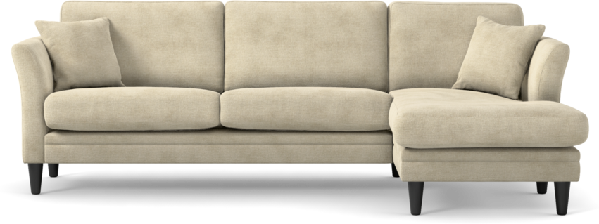Eden - 2,5-sits soffa med schäslong - Beige