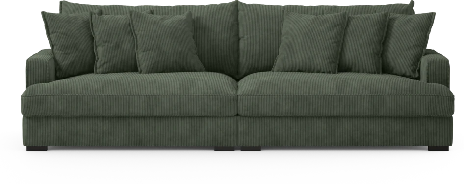 Rossi - 4-sits soffa - Grön