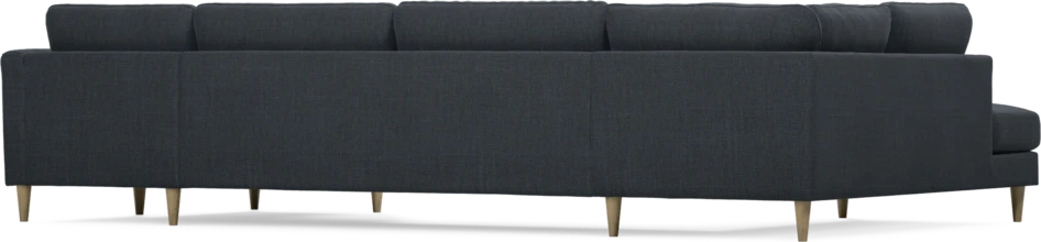 Bridge - 3-sits soffa med divan vänster och schäslong höger - Blå