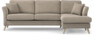 Eden - 2,5-sits soffa med schäslong - Beige