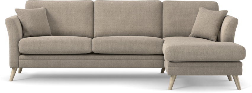 Eden - 2,5-sits soffa med schäslong - Beige