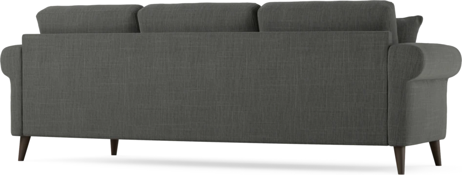 Eden - 3-sits soffa svängd - Grå