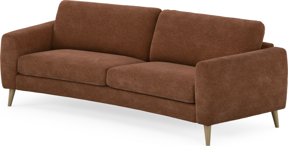 Bridge - 3-sits soffa svängd - Orange