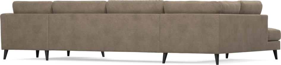 Bridge - 3-sits soffa med divan vänster och schäslong höger - Brun