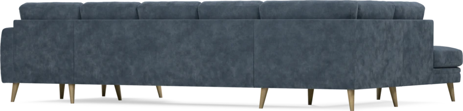 Eden - 3-sits soffa med divan vänster och schäslong höger - Blå