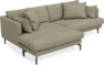 Harper - 4-sits med schäslong XL vänster - Beige