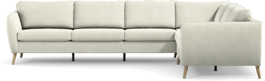 County - Hörnsoffa, 3+2-sits - Vit