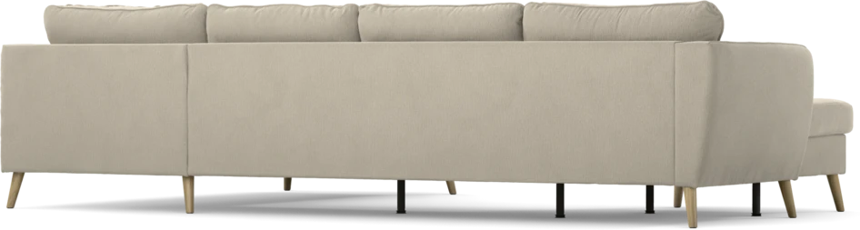 County - 3-sits soffa med schäslong vänster och divan höger - Grå
