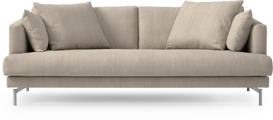 Harper - 3-sits soffa, hel dyna - Beige