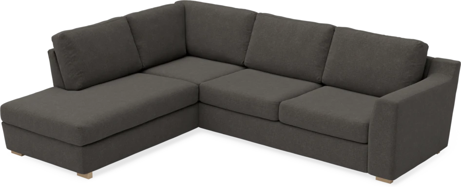 Friday - 2,5-sits soffa med divan vänster - Grå