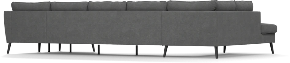 County - 4-sits soffa med divan vänster och schäslong höger - Grå