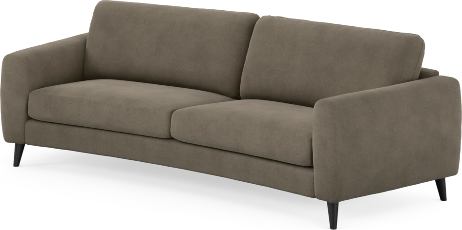 Bridge - 3-sits soffa svängd - Beige