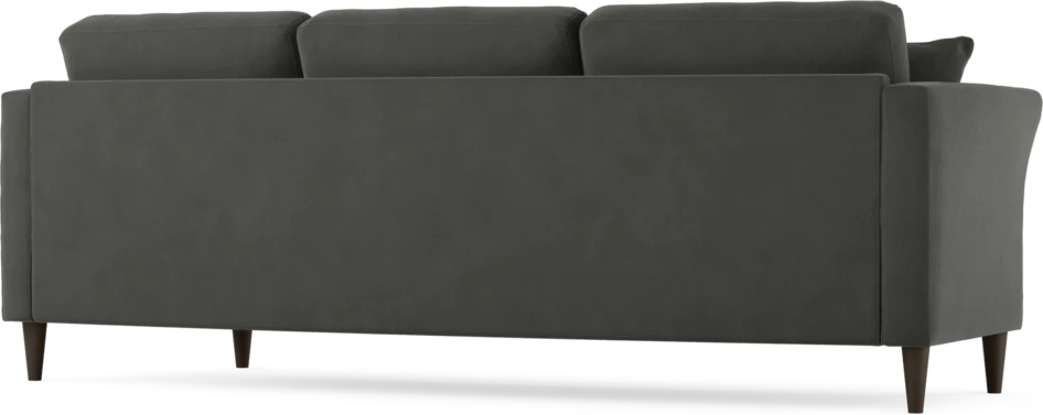 Eden - 3-sits soffa svängd - Grå