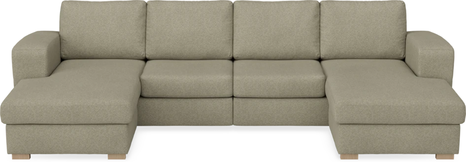 Friday - 2-sits soffa med två schäslonger - Beige