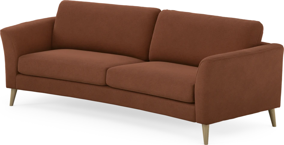 Bridge - 3-sits soffa svängd - Orange