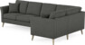Eden - Hörnsoffa, 3+1-sits - Grå