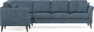 Eden - Hörnsoffa, 1+3-sits - Blå