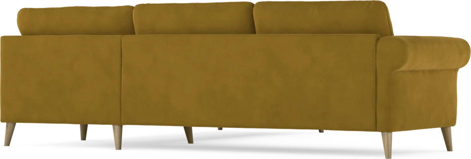 Bridge - Hörnsoffa, 2+2-sits - Gul