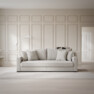 Rossi - 3-sits soffa, hel dyna - Beige