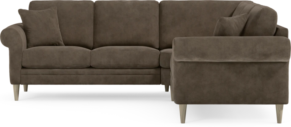 Eden - Hörnsoffa, 2+2-sits - Brun