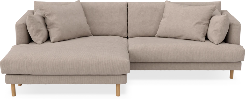 Harper - 4-sits med schäslong XL vänster - Beige