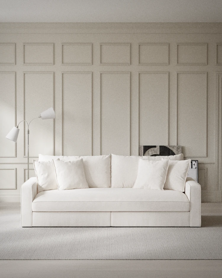 Rossi - 3-sits soffa, hel dyna - inspiration