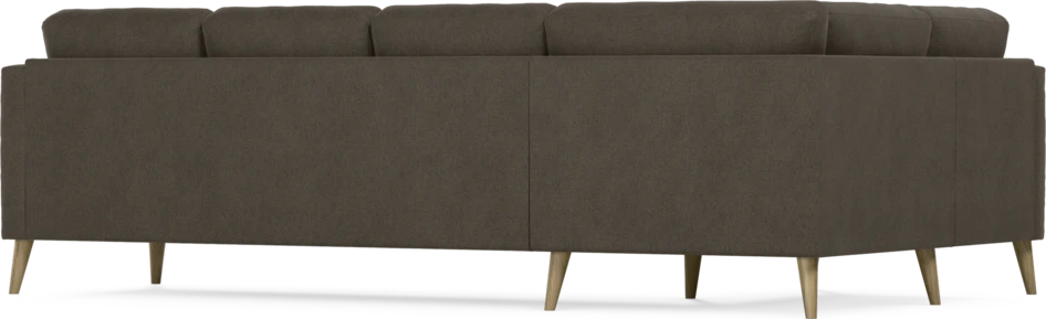 Eden - Hörnsoffa, 1+3-sits - Brun
