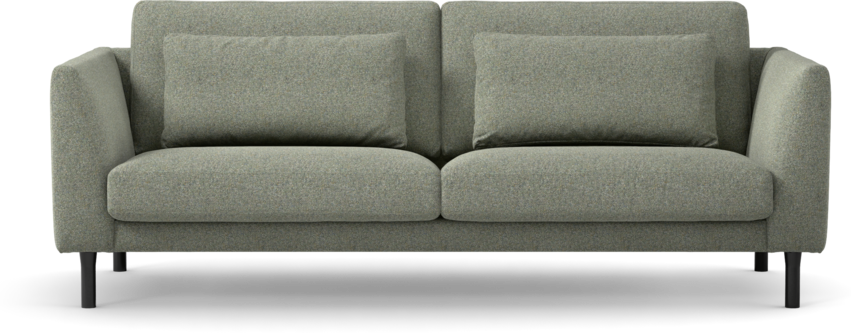 Willow - 3-sits soffa, fast klädsel - Grön