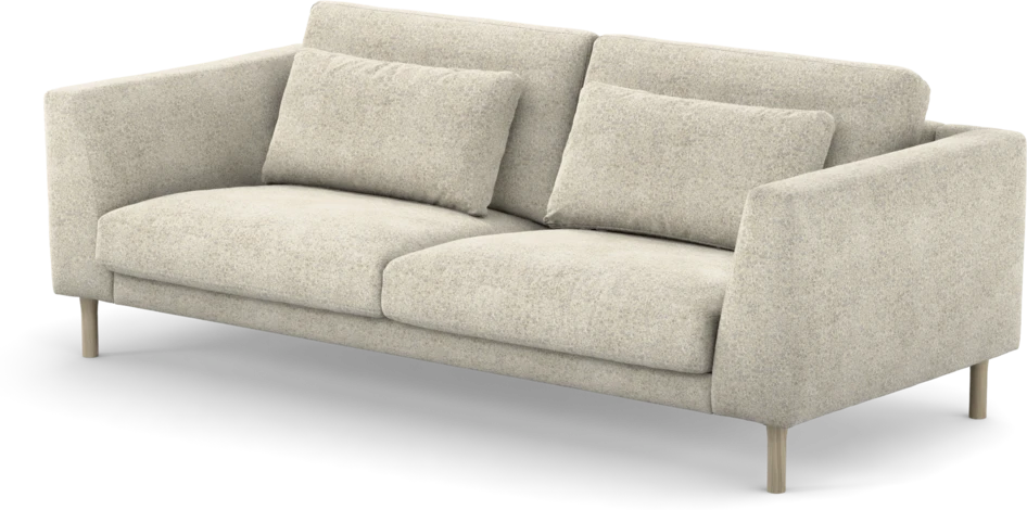 Willow - 3-sits soffa, fast klädsel - Beige