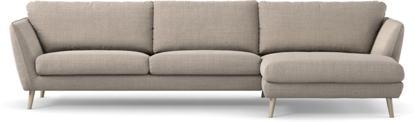 Madison - 3-sits soffa med schäslong höger - Beige