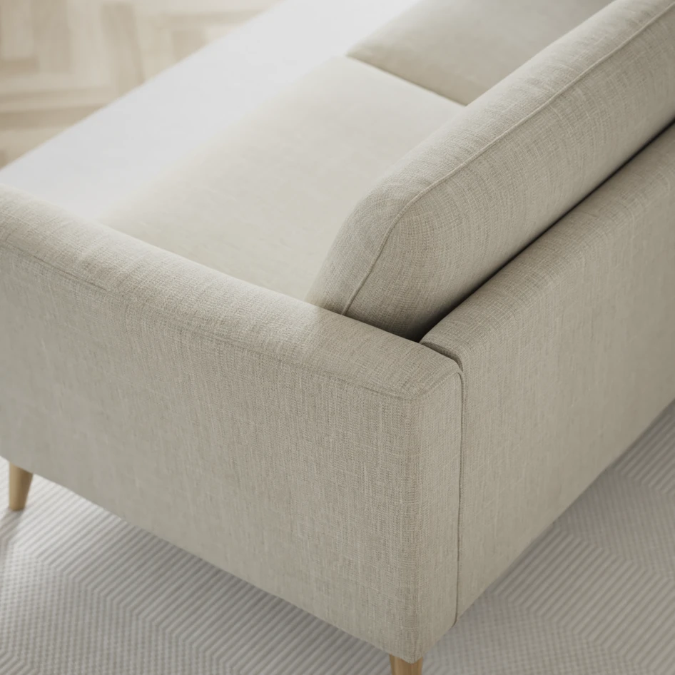 Bridge - 3-sits soffa svängd - Beige