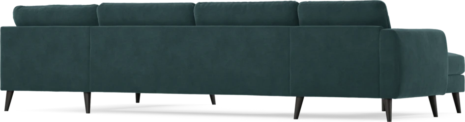 Bridge - 3-sits soffa med schäslong vänster och divan höger - Blå