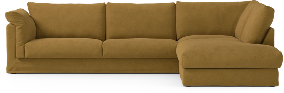 Cherrie Klädsel - Klädsel till 3-sits soffa med divan höger - Orange
