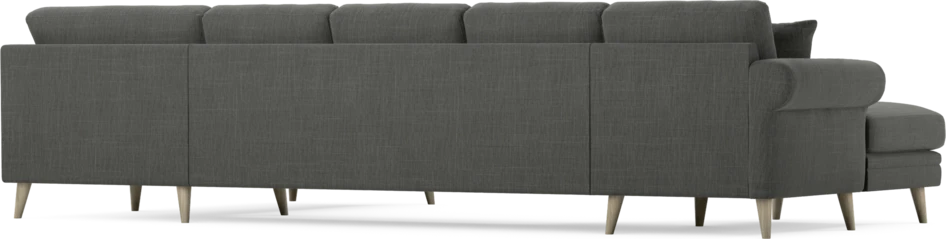 Eden - 3-sits soffa med schäslong vänster och divan höger - Grå
