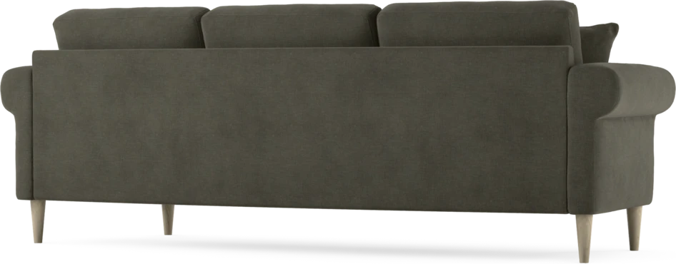 Eden - 3-sits soffa svängd - Grå