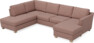 Friday - 3-sits soffa med divan vänster och schäslong höger - Rosa