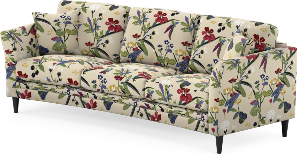 Eden - 3-sits soffa svängd - Flerfärgad