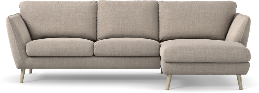 Madison - 2-sits soffa med schäslong höger - Beige