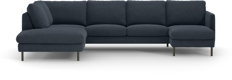 Madison - 2-sits soffa med divan vänster och schäslong höger - Blå