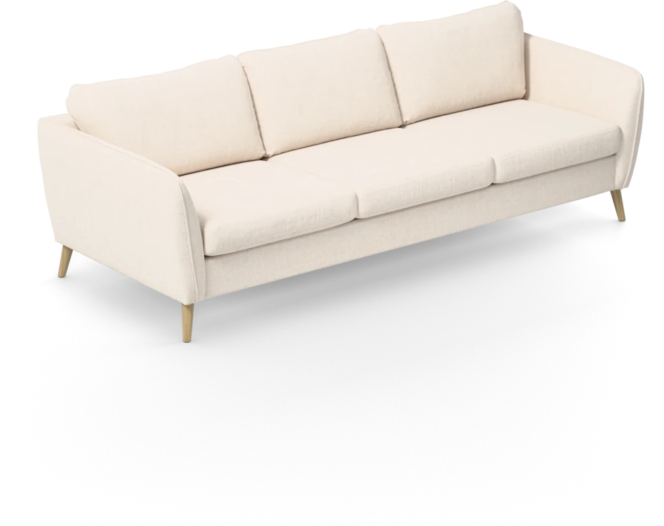 County - 3-sits soffa - Vit