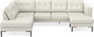 Rio - 3-sits soffa med divan vänster och schäslong höger - Vit