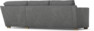 Friday - 2,5-sits soffa med divan höger - Grå