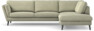 Madison Lux - 3-sits soffa med divan höger - Grön